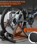Magnetic Indoor Bike Trainer Stand For 26 To 28 Inch And 700C Wheels Six Level Resistance Quick Release Road and Mountain Bikes