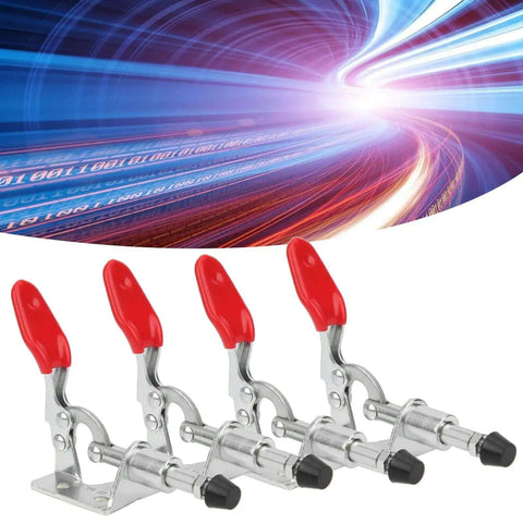 Beefy 45 Kg Toggle Clamp With Fixed Lock For Woodworking And Welding Push Pull Action Professional Grade Clamping Tool Set of 4