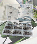 Saltwater Circle Hooks 2X Strong Offset Point High Carbon Steel Octopus Catfish Fishing Hooks Set Tackle Gear 150 Pcs