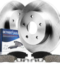Rear Brake Kit With 11.46 Inch Rotors And Ceramic Pads For Nissan Juke Sentra Altima Maxima 2011 To 2018 Replacement Rotors And Pads Set Easy Drop In Upgrade For Quiet Smooth Braking, featuring two rotors and ceramic pads.