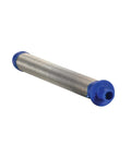 60 Mesh Airless Spray Gun Filter For SG2 SG3, Compatible With 288749, metal cylinder with blue ends, isolated view