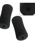 Foot Foam Roller Replacement Pads For Leg Extension And Curl Machines And Weight Benches In Home Gyms 7 inch black 2 pack