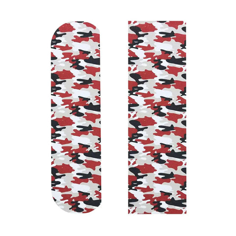 Red Camo 2 Pack Grip Tape 9 Inch By 33 Inch Waterproof Longboard Scooter No Slip Bubble Free Griptape With Durable Silicone Carbide Grit