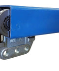 Heavy Duty Enclosed Conveyor Track Section 5 Foot For Jervis Webb Unibilt Systems Hand Push Trolley Compatible 250 Pound Capacity Steel