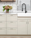 5 Inch Brushed Nickel Cabinet Pulls Stainless Steel Kitchen Drawer Handles 3 Inch Hole Center With Mounting Template 30 Pack