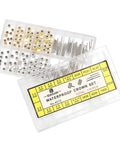 Stainless Steel Watch Stem Extender And Crowns Repair Kit With Box for Watch Makers And Repair Pros Durable Parts