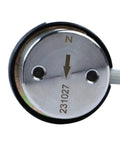 Bottom view of One Quarter Inch Stainless Steel Electric Solenoid Valve 24VAC Normally Closed Viton Seals For Water Air And Fuel