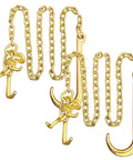 Two Pack Grade 80 Tow Chain With J Hooks And RTJ Grab Hooks Five Sixteenth Inch By Six Foot Recovery Chain 18800 Lbs Tow Truck Bridle Chain Wrecker Towing Equipment