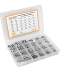 Stainless Steel Bolt Nut Washer Kit With Storage Box M2 M3 M4 M5 Assortment Set For DIY Projects Shockproof Durable Fasteners That Are Easy To Use And Keep Your Hardware Organized, open box