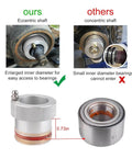 Comparison of 30mm Wheel Bearing Greaser Tool for Can Am Maverick Commander Outlander UTV ATV Bearings with eccentric and concentric shafts