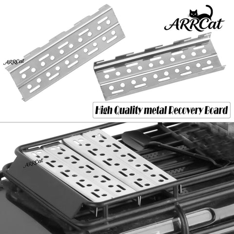 RC Crawler Dope Decoration Upgrades Kit For 1 18 TRX4M FCX18 Chevrolet K10 And 1 24 SCX24 AX24 FMS FCX24 Chevrolet K5 metal recovery board