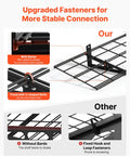 2-Pack Heavy Duty Garage Wall Shelving Units, 6-Foot Long Steel Wall Mounted Shelves with upgraded fasteners for stability
