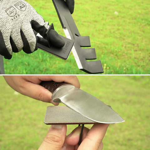 Credit Card Sized Diamond Sharpener With 1200 Grit For On The Go Edge Refinement Pocket Knife And Tool Sharpening Stone Ultra Portable Razor Sharp Edges Instantly For Everyday Carry And Gifts