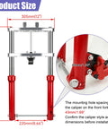 Beefed Up Mini Bike Front Suspension Forks Kit For Coleman CT200U CT200U EX BT200X Axis M200 detailed size measurements