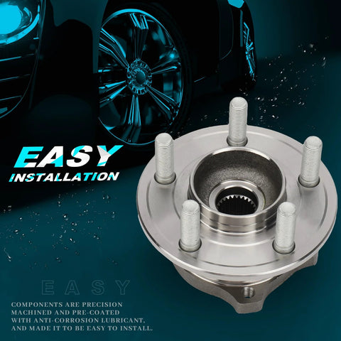 Bolt On Rear Wheel Hub And Bearing Assembly Replacement For Dodge Charger 2006 2009 Magnum 2005 2008 And Chrysler 2005 2009 300