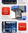 High Speed Blow Molding Machine With Automated Production And Fast Cycle Times For Customizable Capacities And Bottle Sizes And Configurations Designed For Efficient Production In Beverage And Household Bottle Applications., infrared oven control panel