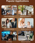 Heavy Duty Five Stage Reverse Osmosis System With Post Brew Coffee Mineral Boost For Kickin Smooth Specialty Sips And Bold Daily Grinds Rock Solid High Efficiency Water Filter applications in cafes, bars, and homes.
