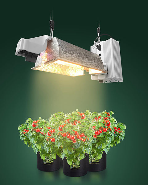 Heavy Duty Adjustable Rope Hanger Set With Ratchet Straps And Pulley Gear Four Pack One Eighth Inch Rope hanging grow light over plants