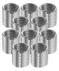 Stainless Steel Threaded Sleeve Insert Kit For Automotive Maintenance And Machinery Repair 10 Pack M8 Gearhead Approved Wear Resistant Inserts For Damaged Threads And Precision Repairs
