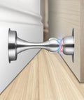 Heavy Duty Silver Stainless Steel Door Stopper With Magnetic Catch Holds Doors Open Durable Security Door Stopper For All Surfaces Rust Resistant And Long Lasting 1 Pack