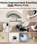 DIY Friendly Waterproof Sealant Mastic 6 Pack White Seal Putty For Ducts And Drains used on various ducts and piping installations.