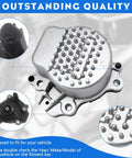 Rock Solid Plug And Play Electric Water Pump Direct Fit For 2016 To 2021 Toyota Prius And 2016 To 2020 Corolla 1.8L top view with connectors.