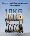 One Stop 3D Printer Filament Storage Box With Dryer Magnetic Closure And Moisture Proof Design 10Kg Capacity Two Tier Rack