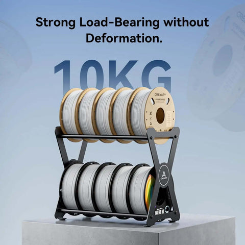 One Stop 3D Printer Filament Storage Box With Dryer Magnetic Closure And Moisture Proof Design 10Kg Capacity Two Tier Rack