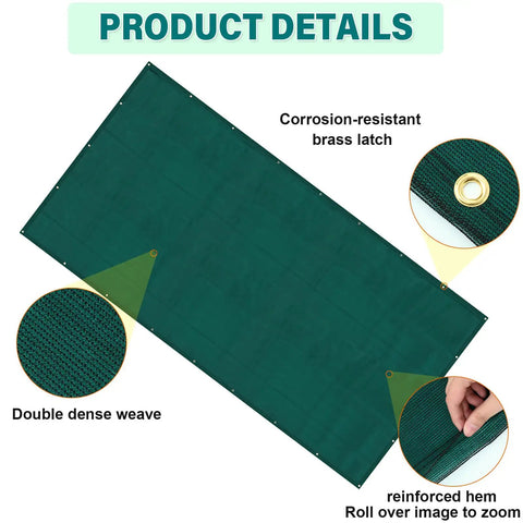 5x10 Foot Archery Backstop Net For Backyard Practice And Outdoor Target Shooting Heavy Duty Built Tough Reinforced Netting details
