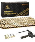 Heavy Duty 420H Chain 108 Links Non O Ring With Connecting Master Link And Chain Breaker For Motorcycle Bicycle Go Kart
