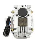 Front view of Built To Last Beefed Up Heavy Duty AC 110V 120W Worm Gear Motor With Speed Controller For Industrial Gearbox