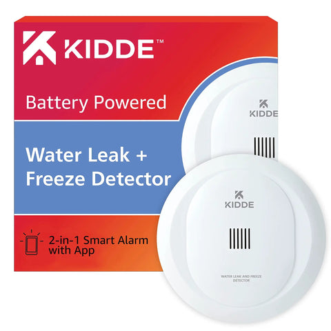 4 Pack WiFi Water Leak Detector And Freeze Alarm For Home, Alexa Compatible, App Alerts, Smart Leak Detectors with 2 AAs Included