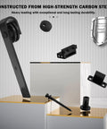12 Foot Sliding Barn Door Hardware Kit Fits Double Doors Up To 36 Inch Wide Heavy Duty Carbon Steel Track With Premium Ball Bearings