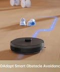 S10 Robot Vacuum Cleaner With 7000Pa Suction 260 Minutes Run Time Liftable Brush Self Charging Dock App And Voice Control
