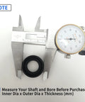 hydraulic pump shaft seal 40x62x6mm with caliper measuring tool for accuracy