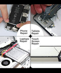 2mm LCD Repair Tape Kit With Tweezers For Screens, Sticky Waterproof Adhesive Tape used for phone, tablet, laptop repair
