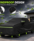 Built To Last Heavy Duty Pickup Truck Cover Shields Your Ride From Sun Rain Snow And Dust Tough Oxford Fabric keeps your Cybertruck secure in windy conditions.