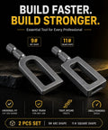 Shop Favorite Drill Wire Nut Twister Set, Depedable Hex Shank Electrician Power Tool For Fencing, Rebar Tying And Construction Sites, Fast Spin Twist Upgrade - 9# Arc and 11# Square shape bits.