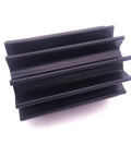 Side view of Neoprene Water Pump Impeller 09 820B for Marine Engine Cooling, 12 blades, 95mm diameter, 130mm wide, 25mm shaft.