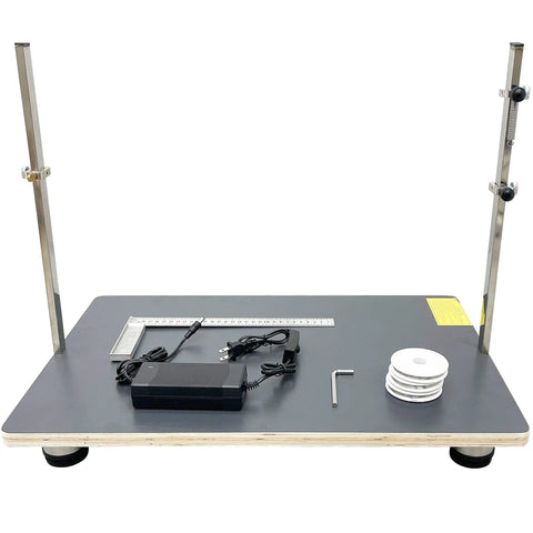 Hot Wire Foam Cutter For Styrofoam Cutting, Thermo Cut Machine With Temperature Adjuster, Adjustable Wire Tension, 110V, Large 38x58 Cm Work Surface In Black, Ideal DIY Tool For Precise Foam Shaping