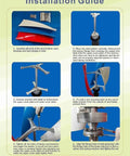 Installation guide for High Power 14000W Wind Turbine Kit With MPPT Controller, step-by-step assembly instructions.