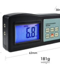 Hella Reliable Digital Vibration Meter Gauge And Analyzer For Heavy Industrial Machinery with LCD display and buttons, 181g