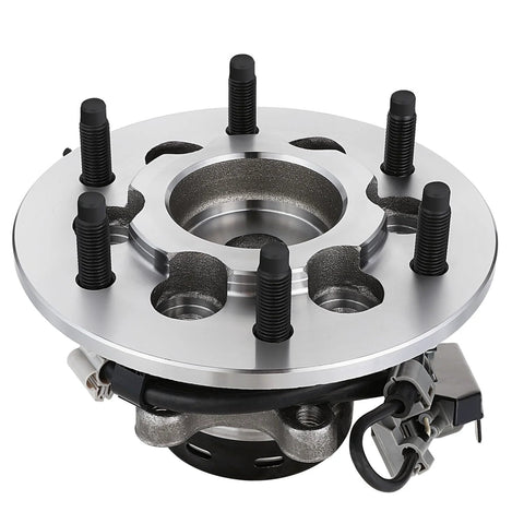 Front Right Wheel Bearing Hub Assembly With Abs Sensor Fits Chevy Colorado 2004 2012 And GMC Canyon 2004 2012 And I Series 2006 2007 2008 Rwd Replacement OEM WHA 0248, featuring metal construction and visible ABS sensor.
