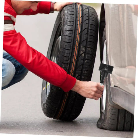Person using Spare Tire Hold Down Bolt Retainer Clamp For Car And Truck Easy Install Heavy Duty Wheel Mounting Bolt