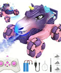 1:18 Scale Pink Unicorn Monster Truck Remote Control Car With 360 Spin Dance Lights And Spray, 2.4 GHz RC Toy and accessories