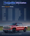 Bulletproof Heavy Duty AC Compressor For Chevrolet Silverado Tahoe Suburban GMC Sierra No Sweat Direct Swap Kit For 4.3L 5.3L 6.2L Gas V8 Trucks compatibility chart image