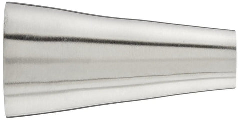316L Stainless Steel Weld Concentric Reducer Fitting For Pipe Systems One Inch Tube OD To One Half Inch Tube OD Polished Finish