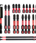 Impact Tough Phillips Bits PH1 PH2 PH3 Set With Magnetic Bit Holder 19 Pack Screwdriver Bits Kit For Impact Drivers