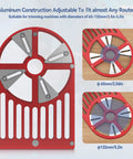 Rock Solid Universal Router Base Plate For Trimming Routers Fits Like A Glove 65 To 132 Mm Diameter thick aluminum with adjustable features.