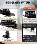 Button Maker Machine Kit With 100 Parts For DIY Badges And Pins, high-quality metal base and frame with reinforced mold spring.